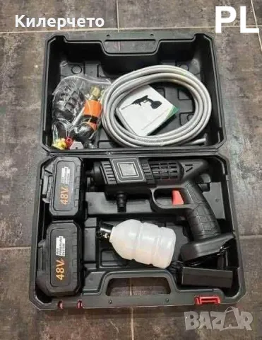 Акумулаторна водоструйка с 2 батерии 48V Код P184, снимка 2 - Парочистачки и Водоструйки - 49455858