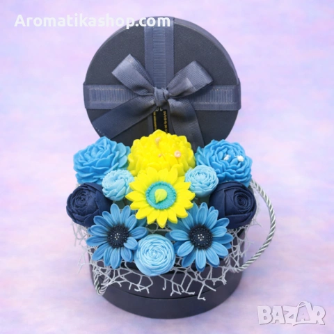 "Цветна идилия" – Ароматен соев букет