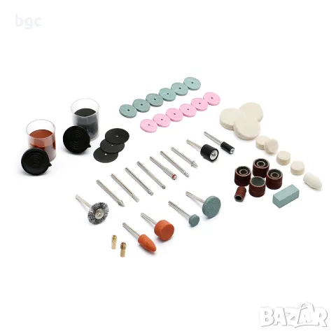 Комплект 82 за Дремели - мултифункционални инструменти Четки, Свредла, Шлифовъчни барабан, снимка 3 - Друга електроника - 48324550