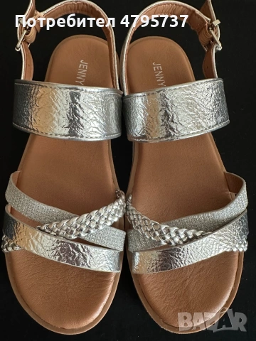 Сребърни сандали Jenny fairy