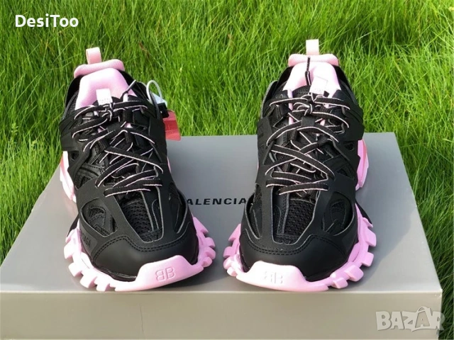 Balenciaga Track Sneaker "Black/Pink" , снимка 4 - Маратонки - 54362298