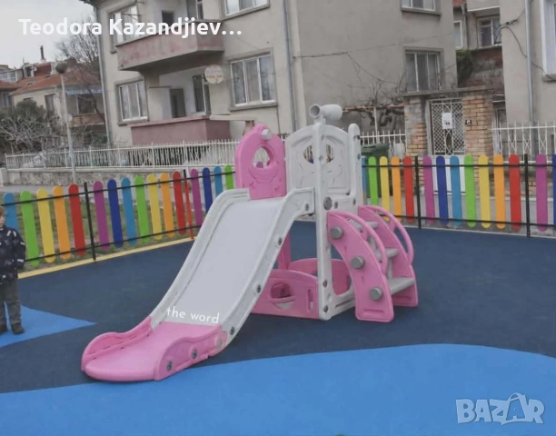 Самостоятелна детска пързалка със стълба 3 в 1 – за вътрешна и външна употреба, безопасна и стабилна, снимка 2 - Играчки за стая - 54348402