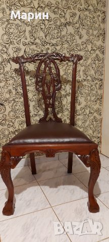 Стар стол, снимка 2 - Антикварни и старинни предмети - 40725702