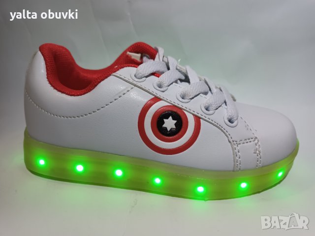 Детски светещи маратонки LB-701 с USB зарядно, снимка 2 - Детски маратонки - 44444939