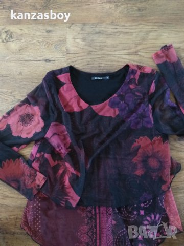 desigual - страхотна дамска блуза , снимка 3 - Блузи с дълъг ръкав и пуловери - 39971715