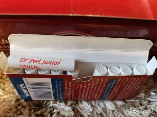 9 мм Vauen Dr. Perl Junior филтър за лyла с активен въглен., снимка 3 - Лули - 31453752