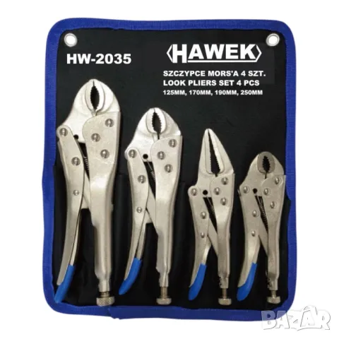 Комплект клещи чираци, 4 части HAWEK , HW-2035, снимка 1