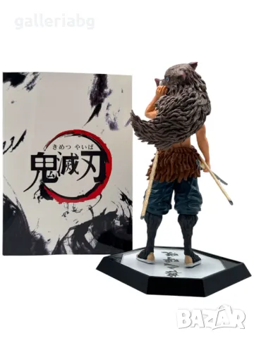 Аниме фигурка на Inosuke Hashibira от Demon Slayer - Манга, снимка 2 - Фигурки - 50398498