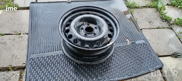 1бр. железна джанта 6.5J16 ET37. 5x110мм. Свалена от Opel Astra H. Внос от Германия., снимка 10 - Гуми и джанти - 49911753