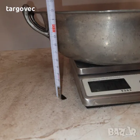 прекрасна старинна калаена съдина, снимка 3 - Антикварни и старинни предмети - 48494858