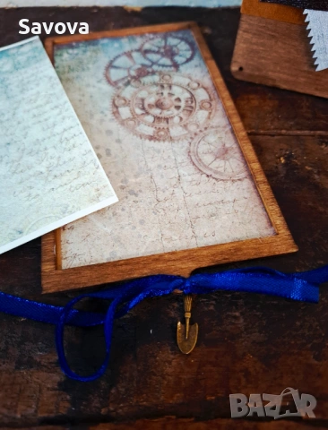 Дървена картичка за рожден ден "Баш майстора", снимка 4 - Подаръци за рожден ден - 54034074