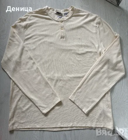 Calvin Klein мъжка памучна блуза с дълъг ръкав (размер XL), снимка 7 - Блузи - 56224345