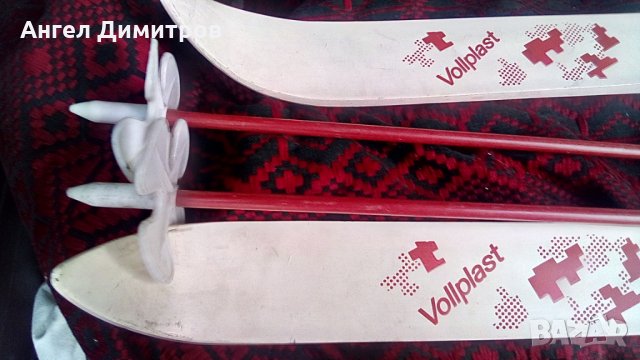 Гермина детски ски с щеки ГДР, снимка 4 - Колекции - 34519304