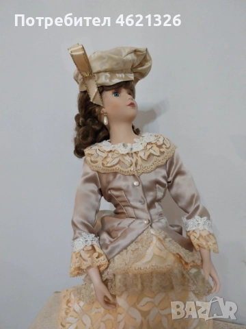 Винтидж колекционерска порцеланова кукла като нова с ограничено издание, снимка 6 - Декорация за дома - 52056649