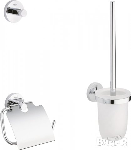 Сет аксесоари Grohe Essentials 3 в 1, снимка 2 - Други стоки за дома - 39969852