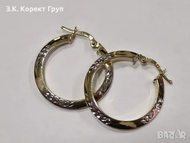 Дамски златни обеци 14К 585 / 2,00 гр.