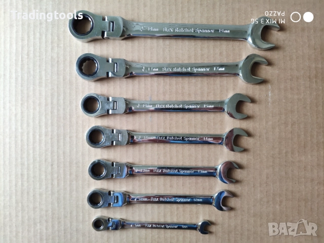 Halfords Advanced 7броя качествени ключове тресчотки