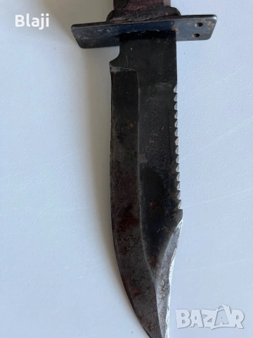 Стар военен нож, снимка 3 - Антикварни и старинни предмети - 54237174