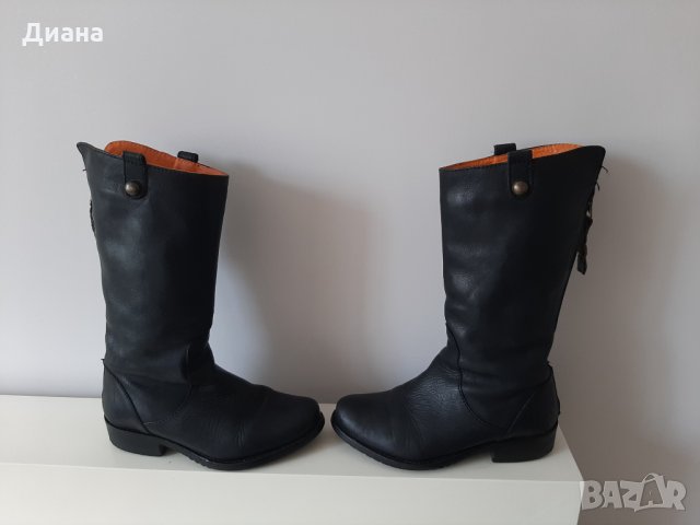 Ботуши от естествена кожа, номер 28 (стелка 18 см)