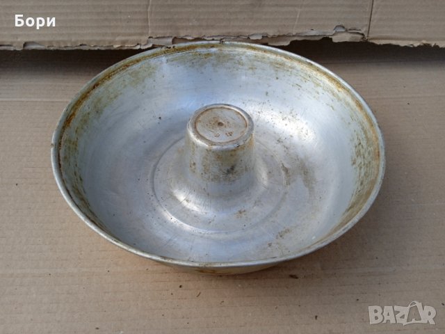 Стара българска тава форма за кекс БДС