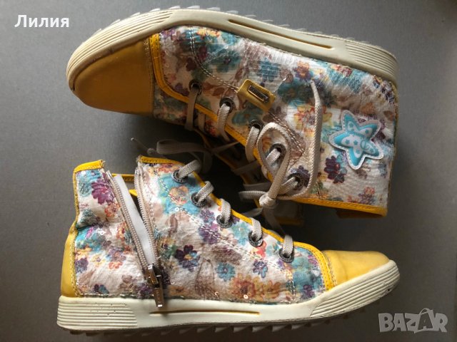 Ликвидация, 15лв!Детски дишащи обувки / кецове с текстилна част и естествена кожа Primigi, снимка 3 - Детски маратонки - 30672284