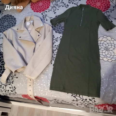 Кожено яке и рокля Sinsay 