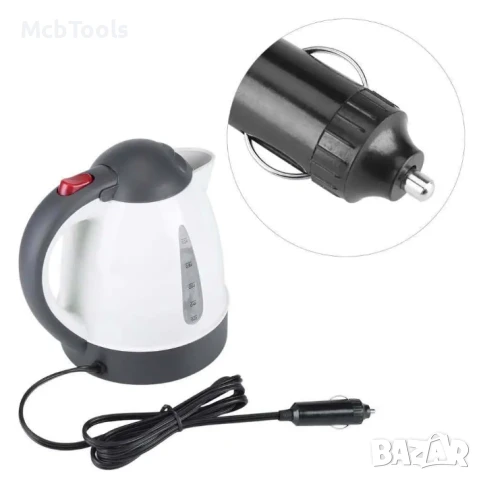 Електрически кетъл / кана за Вода – 1000мл 12V или 24V, снимка 2 - Аксесоари и консумативи - 50794864