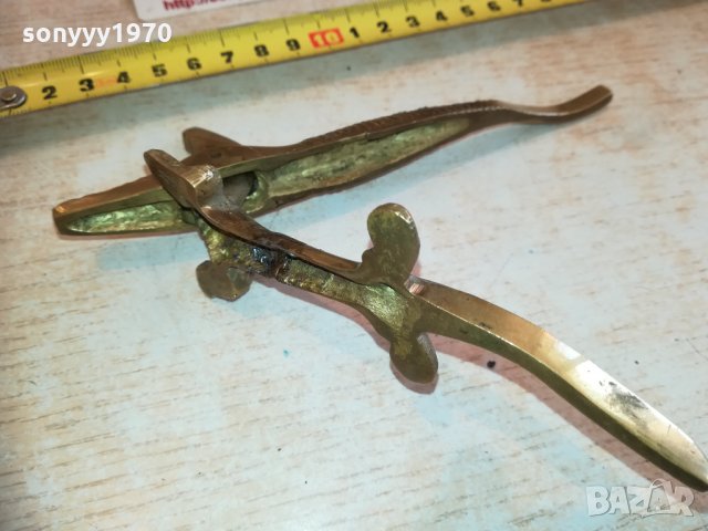 крокодил-мед/месинг/камъни 1501211832, снимка 10 - Колекции - 31436968