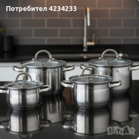 комплект тенджери , снимка 2 - Съдове за готвене - 53207677