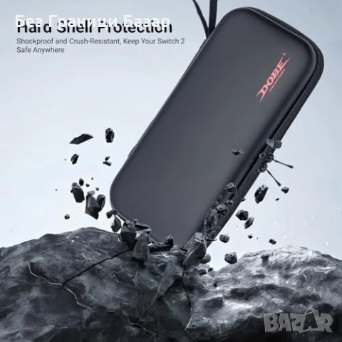 Нов Switch 2 Калъф с Джобове и Протектори – Комплект за Пътуване игри, снимка 6 - Аксесоари - 50462639