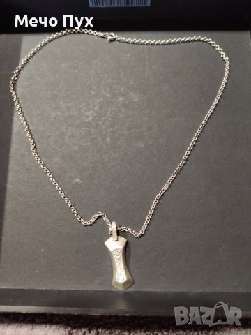 Сребърен синджир с висулка (86), снимка 5 - Колиета, медальони, синджири - 37609317