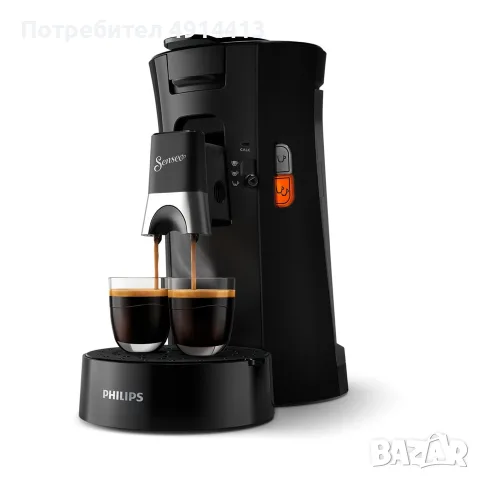 КАФЕМАШИНА PHILIPS SENSEO CSA230/61 1.00 bar, 900.00 ml, Черна , снимка 5 - Кафемашини - 55746168