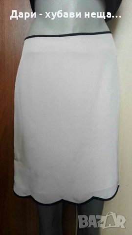 Бяла пола с черни биета🍀❤S/M,M❤🍀арт.1098, снимка 1 - Поли - 36685070