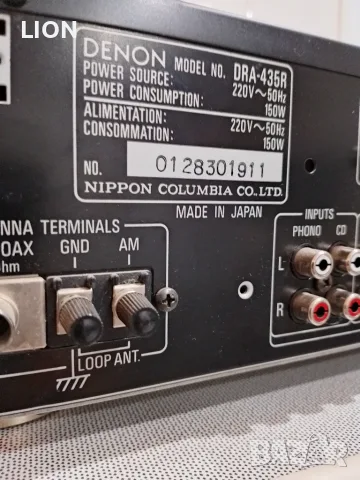 Denon DRA-435R stereo  receiver, снимка 8 - Ресийвъри, усилватели, смесителни пултове - 55713438