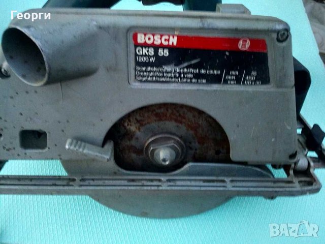 Ръчен циркуляр BOSCH GKS 55 1200W, снимка 1 - Други инструменти - 39597952