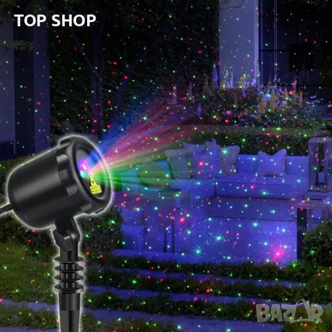 Външен проектор декоративни LED светлини, снимка 5 - Лед осветление - 49520156