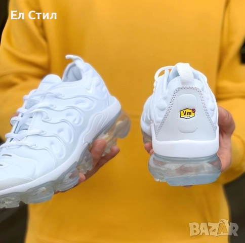 📌Nike AIR VAPORMAX PLUS WHITE 40 41 42 43 44 45 Цена 180лв/92.03 € Еконт, снимка 2 - Маратонки - 52240889