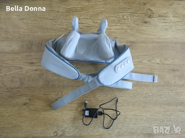 Електрически масажор за рамене и врат с нагряване, безжично USB презареждане, снимка 8 - Масажори - 50362133