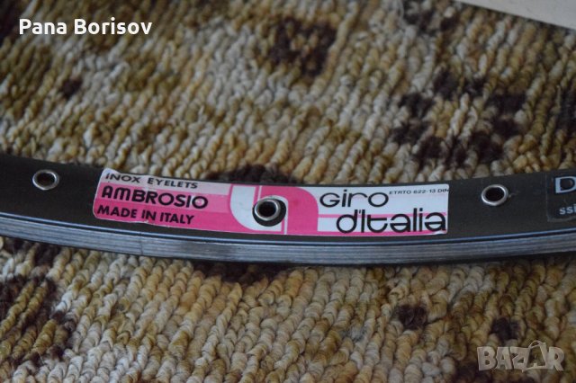 Ретро Шосейна Шина Ambrosio Giro Di Italia Durex 32 дупки, снимка 2 - Части за велосипеди - 35231532
