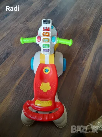 Детска музикална проходилка и тротинетка 3 в 1 VTech Tierspaß Zebra (или VTech 3-in-1 Zebra Scooter), снимка 5 - Скутери и тротинетки - 56232787
