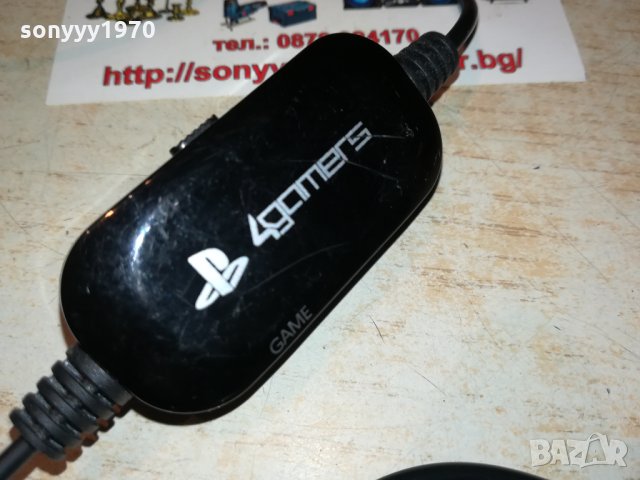 4 GAMERS SONY PLAYSTATION HEADPHONES 0410212058, снимка 5 - Аксесоари - 34350308