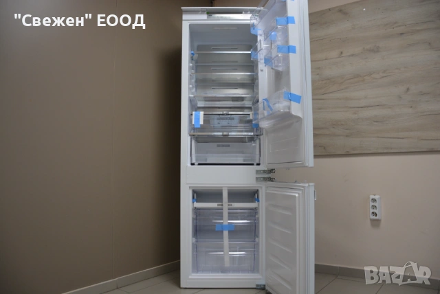 Хладилник с фризер за вграждане Bauknecht KGITN 18F4 M, снимка 2 - Хладилници - 53333695