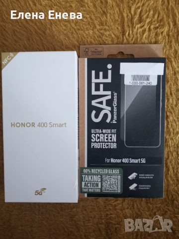 ТЕЛЕФОН HONOR 400 SMART плюс подарък ПРОТЕКТОР, снимка 7 - Телефони с две сим карти - 53148056