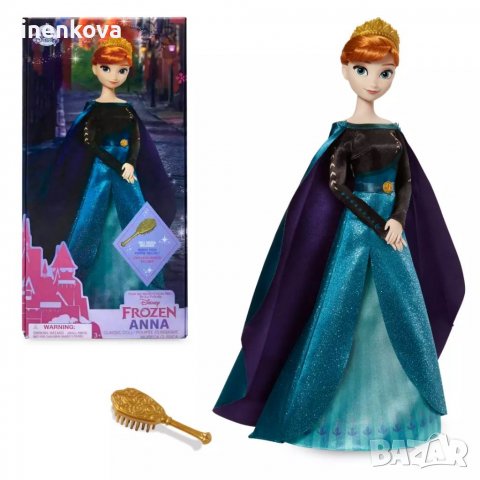 Оригинална кукла Анна - Замръзналото кралство - Дисни Стор Disney Store , снимка 5 - Кукли - 26609318