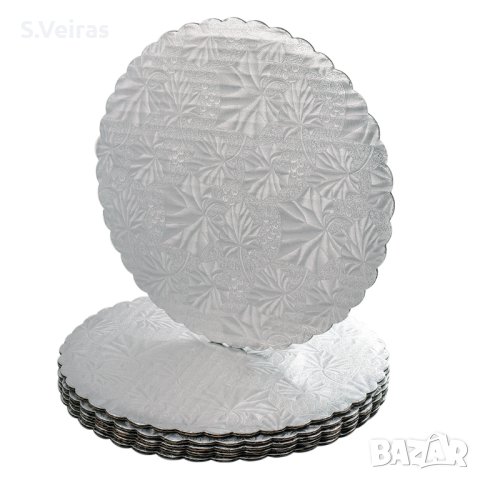 5 Броя Ламинирани Вълнообразни Подложка за Торта 3.5 мм, снимка 3 - Други - 40265917