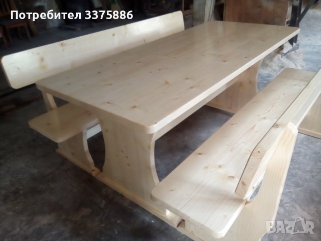 Производство на баварски маси и пейки и мебели от масив, снимка 2 - Градински мебели, декорация  - 36629711