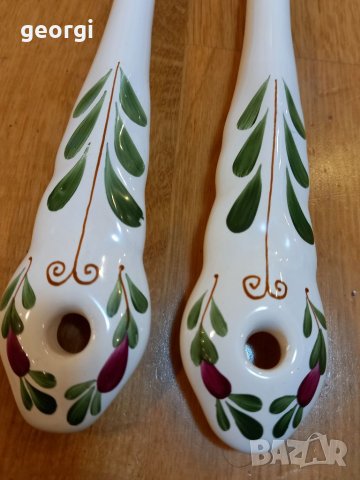 Порцеланови вилица и лъжица  18/2, снимка 3 - Прибори за хранене, готвене и сервиране - 39651357