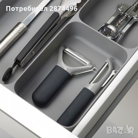 Голям органайзер за чекмедже за кухненски прибори, снимка 3 - Аксесоари за кухня - 35171718