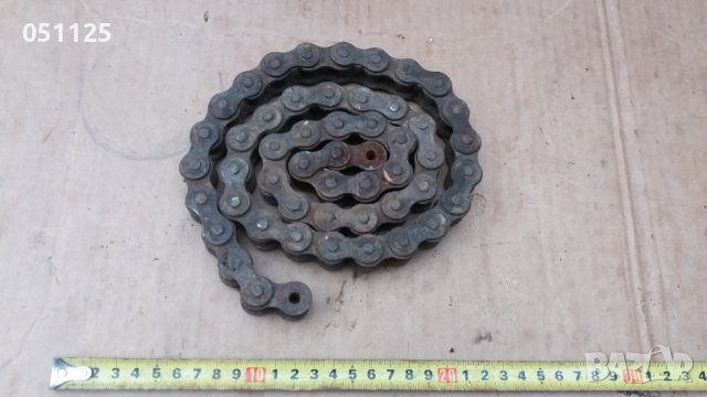 стара верига от трактор, автомбил , снимка 2 - Антикварни и старинни предмети - 39863066