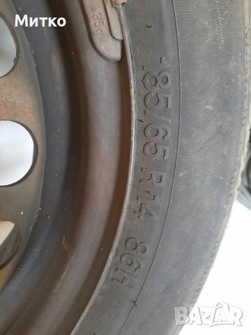 Летни гуми с желязни джанти 14 ки от Опел Астра F с четири дупки, снимка 10 - Гуми и джанти - 53973278